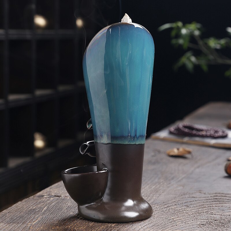 Waterfall incense burner