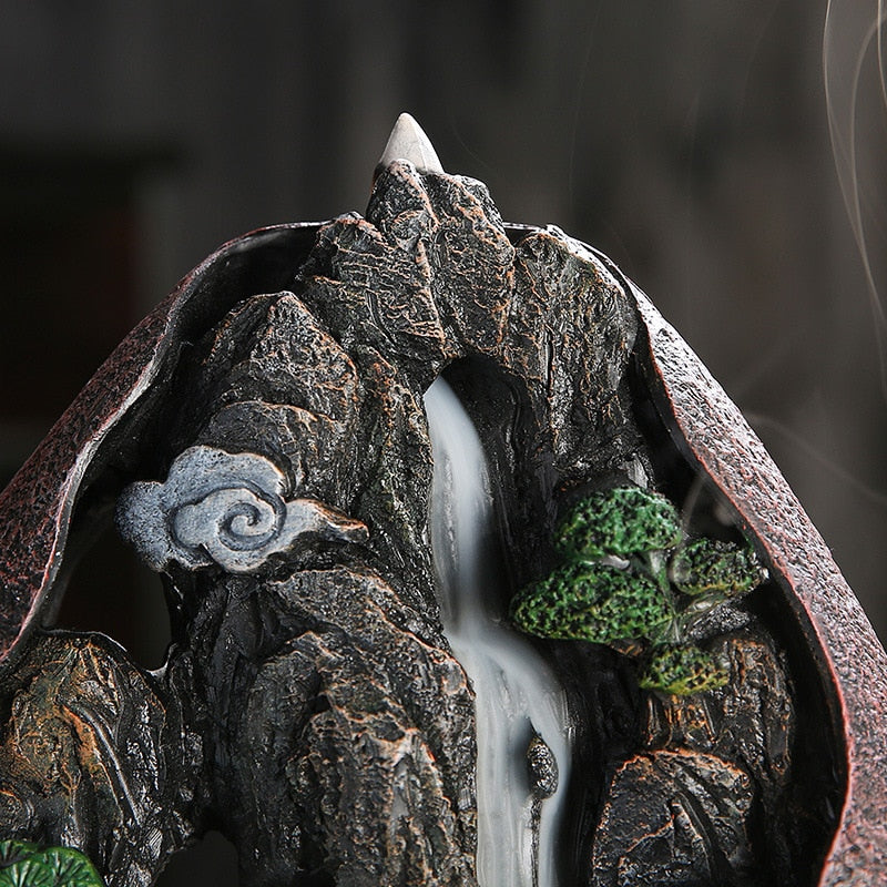 Landscape backflow incense burner - GANESHA SHOP