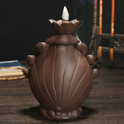 Buddha backflow Incense burner - GANESHA SHOP